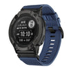 Correa de reloj de lona de nailon de liberación rápida de 26 mm para Garmin Instinct 2X (azul)