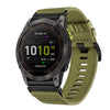 Correa de reloj de lona de nailon de liberación rápida de 26 mm para Garmin Enduro 2/Enduro (verde militar)