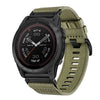 Correa de reloj de nailon de liberación rápida de 26 mm para Garmin Tactix 7 / Tactix DELTA (verde oliva)