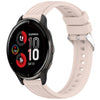 Correa de silicona con textura de rayas para reloj Garmin Venu 2 Plus de 20 mm (rosa)