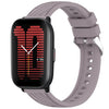 Correa de silicona con textura de rayas para reloj Amazfit Active de 20 mm (morado Roland)