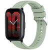 Correa de silicona con textura de rayas para reloj Amazfit Active de 20 mm (verde claro)