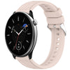 Correa de silicona con textura de rayas para reloj Amazfit GTR Mini de 20 mm (rosa)
