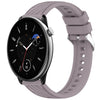 Correa de silicona con textura de rayas para reloj Amazfit GTR Mini de 20 mm (morado Roland)