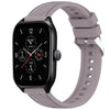 Correa de silicona con textura de rayas para reloj Amazfit GTS 4 de 20 mm (morado Roland)