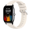 Correa de silicona con textura de rayas para reloj Amazfit GTS 4 Mini de 20 mm (luz de estrellas)