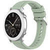 Correa de silicona con textura de rayas para reloj Amazfit Pop de 20 mm (verde claro)