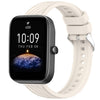 Correa de silicona con textura de rayas de 20 mm para reloj Amazfit Bip3 Pro (Starlight)