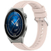Correa de silicona con textura de rayas de 20 mm para Huawei Watch GT 3 Pro de 43 mm (rosa)