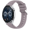 Correa de silicona con textura de rayas de 20 mm para Huawei Watch GT 3 de 42 mm (morado Roland)