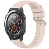 Correa de silicona con textura de rayas para Huawei Watch 2 de 20 mm (rosa)