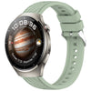 Correa de silicona con textura de rayas para Huawei Watch GT 4 Pro de 22 mm (verde claro)
