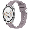 Correa de silicona con textura de rayas de 22 mm para Huawei Watch GT 4 de 46 mm (morado Roland)