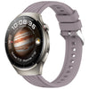 Correa de silicona con textura de rayas para Huawei Watch 4 de 22 mm (morado Roland)