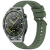 Correa de silicona con textura de rayas para Huawei Watch GT 3 SE de 22 mm (verde oscuro)