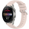 Correa de silicona con textura de rayas de 22 mm para Huawei Watch 3 Pro (rosa)