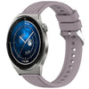 Correa de silicona con textura de rayas de 22 mm para Huawei Watch GT3 Pro de 46 mm (morado Roland)