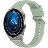 Correa de silicona para reloj Huawei Watch GT3 Pro de 46 mm con textura de rayas de 22 mm (verde claro)