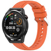 Correa de silicona con textura de rayas para Huawei Watch GT Runner de 22 mm (naranja)