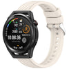 Correa de silicona con textura de rayas para Huawei Watch GT Runner de 22 mm (luz de estrellas)