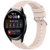 Correa de silicona con textura de rayas para Huawei Watch 3 de 22 mm (rosa)