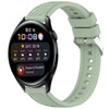 Correa de silicona con textura de rayas para Huawei Watch 3 de 22 mm (verde claro)