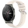 Correa de silicona con textura de rayas para reloj Huawei GT2 Pro de 22 mm (luz de estrellas)
