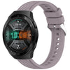 Correa de silicona con textura de rayas para reloj Huawei Watch GT 2E de 22 mm (morado Roland)