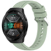 Correa de silicona con textura de rayas para Huawei Watch GT 2E de 22 mm (verde claro)