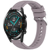 Correa de silicona con textura de rayas de 22 mm para Huawei GT2 de 46 mm (morado Roland)
