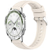 Correa de silicona con textura de rayas de 22 mm para Huawei Watch GT 5 de 46 mm (luz de estrellas)