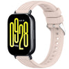 Correa de silicona con textura de rayas para reloj Redmi Watch 5 Active de 22 mm (rosa)