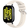 Correa de silicona con textura de rayas para Redmi Watch 5 Active de 22 mm (Starlight)