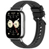 Correa de silicona con textura de rayas para Redmi Watch 5 Lite de 22 mm (negra)