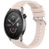 Correa de silicona con textura de rayas para reloj Amazfit GTR 4 de 22 mm (rosa)