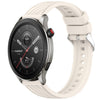 Correa de silicona con textura de rayas para reloj Amazfit GTR 4 de 22 mm (luz de estrellas)