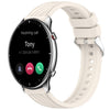 Correa de silicona con textura de rayas para reloj Amazfit GTR 2 de 22 mm (luz de estrellas)