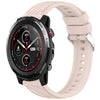 Correa de silicona para reloj Amazfit 3 Stripe Texture de 22 mm (rosa)