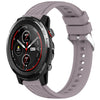 Correa de silicona para reloj Amazfit 3 Stripe Texture de 22 mm (morado Roland)