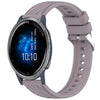 Correa de silicona con textura de rayas para reloj Garmin Venu 2 de 22 mm (morado Roland)