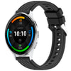 Correa de silicona para reloj Garmin Venu 3 Stripe Texture de 22 mm (negra)