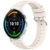 Correa de silicona con textura de 3 rayas para reloj Garmin Venu de 22 mm (luz de las estrellas)