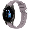 Correa de silicona con textura de rayas para reloj Garmin Venu 2S de 18 mm (morado Roland)