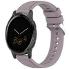Correa de silicona con textura de rayas para reloj Garmin Vivoactive 4S de 18 mm (morado Roland)