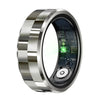 Anillo inteligente R9 tamaño 8, compatible con monitoreo de salud, control de gestos y juegos somatosensoriales (plata)
