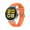 Correa de silicona homocromática para reloj Huawei Watch GT 5 de 41 mm con figuras sólidas (naranja)