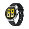 Correa de silicona homocromática para reloj Huawei Watch GT 5 de 41 mm con figuras sólidas (negra)