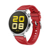 Correa de silicona homocromática para reloj Huawei Watch GT 5 de 41 mm con figuras sólidas (roja)