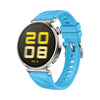 Correa de silicona homocromática para reloj Huawei Watch GT 5 de 41 mm con figuras sólidas (azul cielo)