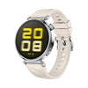 Correa de silicona homocromática para reloj Huawei Watch GT 5 de 41 mm con figuras sólidas (Starlight)